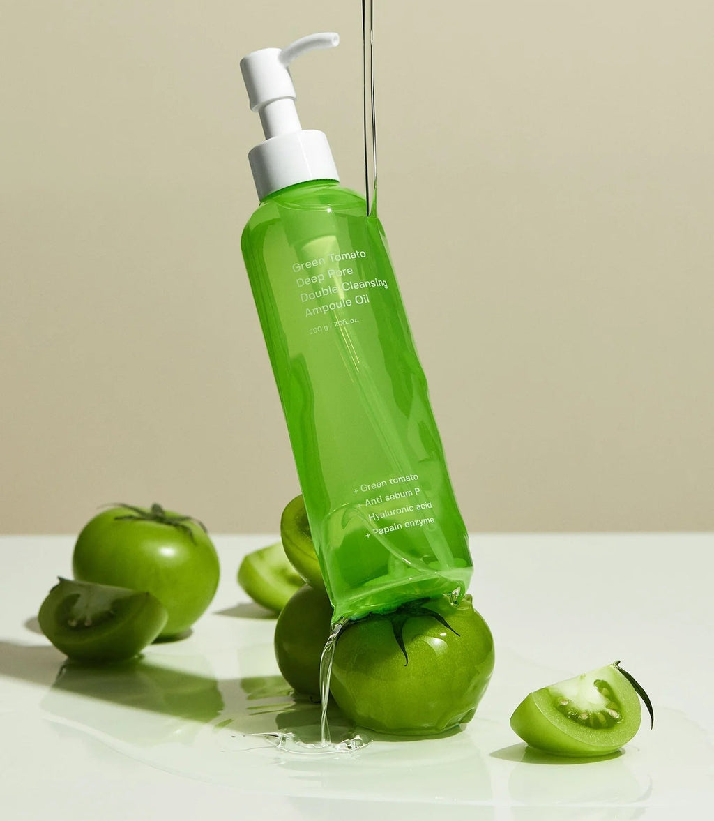 Green Tomato Deep Pore Double Cleansing Ampoule Oil