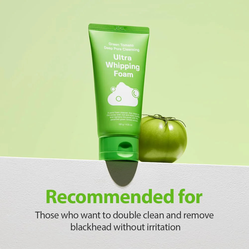 Green Tomato Deep Pore Cleansing Ultra Whipping Foam