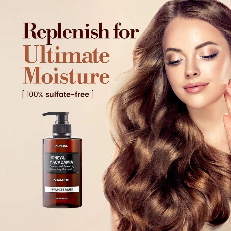 Honey & Macadamia Shampoo – KUNDAL