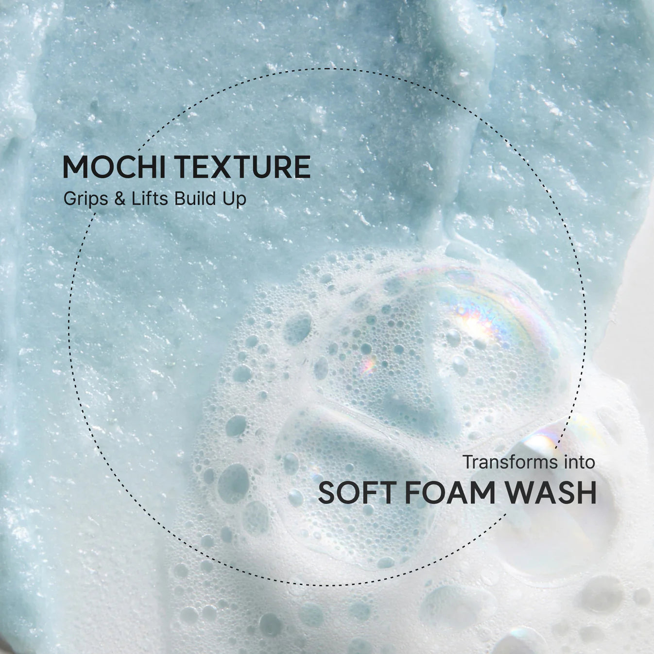 Fresh Blue Hyssop Rice Mochi Cleanser