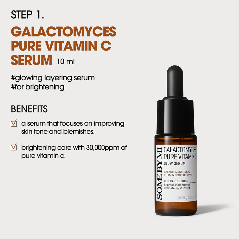 Galactomyces Glutathione Brightening Trial Kit – SOME BY MI